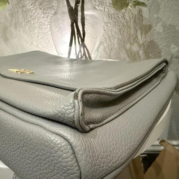 Freshly Picked Classic Crossbody Diaper Bag Stone Grey Vegan Excellent - Picture 8 of 9